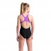 Детский купальник черно-розовый Arena DIM LIGHT SWIMSUIT SWIM PRO BA (008104-509)