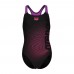 Детский купальник черно-розовый Arena DIM LIGHT SWIMSUIT SWIM PRO BA (008104-509)