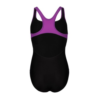 Детский купальник черно-розовый Arena DIM LIGHT SWIMSUIT SWIM PRO BA (008104-509)