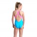 Дитячий купальник блакитний Arena OPENINGS SWIMSUIT V BACK (008674-890)