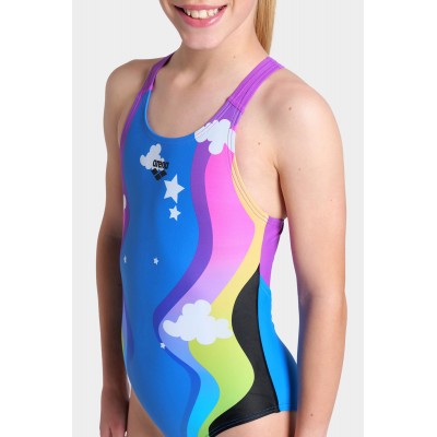 Детский купальник для плавания Arena IN THE CLOUDS SWIMSUIT V BACK (008149-890)