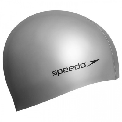 Шапочка для плавання Speedo Plain Flat Silicone Cap (8-709911181) сіра