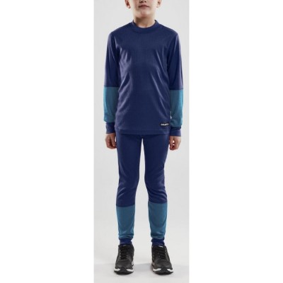 Комплект дитячої термобілизниCraft Baselayer Set Junior темно-синій (1905355-391658)