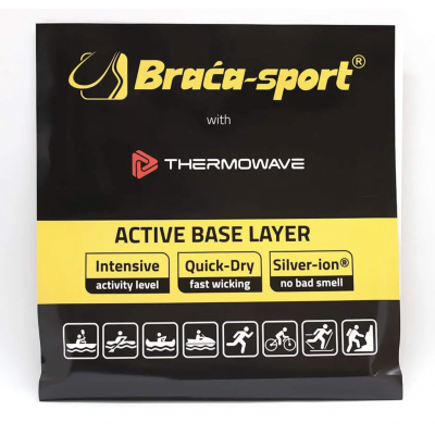 Термофутболка Braca Performance Thermal short жовтий колір