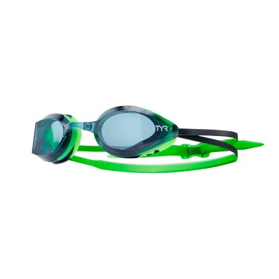 Стартовые очки TYR Edge-X Racing Black/Green (LGEDG-014)