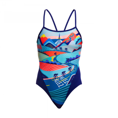 Жіночий купальник для плавання Funkita Ladies Single Strap One Piece Vive La Funky (FKS030L71913)