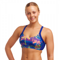 Жіночий топ для плавання Funkita Ladies Hold Steady Crop Top Palm A Lot (FKS055L71733)