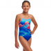 Дитячій купальник для плавання Funkita Girl's Single Strap One Piece Smokin Hot (FKS030G71988
