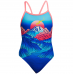 Дитячій купальник для плавання Funkita Girl's Single Strap One Piece Smokin Hot (FKS030G71988