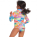 Дитячій купальник для плавання Funkita Toddler Girl's Zippy Rash Vest Poka Palm (FKS023G7173404)