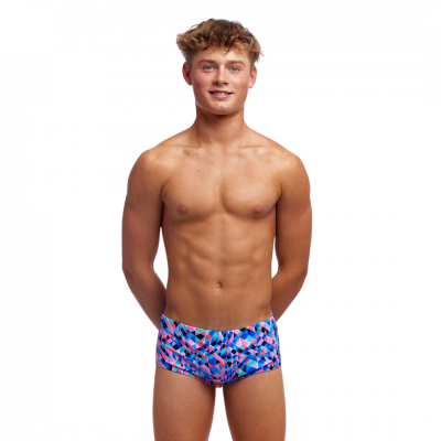 Дитячі плавки для плавання Funky Trunks Boy's Sidewinder Trunks Warp Tour (FTS015B72005)