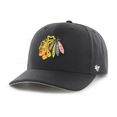 Кепка (MVP) 47 Brand MVP DP CHICAGO BLACKHAWKS (H-CLZOE04WBP-BKB)