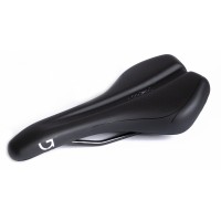 Седло Green Cycle Active 145, стальные рейлы, черное