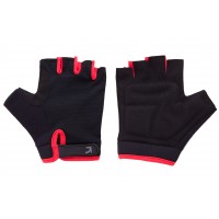 Перчатки Green Cycle Frida 2 Feminine без пальцев XS черно-малиновые