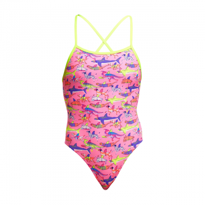 Жіночий купальник для плавання Funkita Ladies Tie Me Tight One Piece Learner Lane(FKS036L71893)