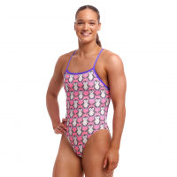 Жіночий купальник для плавання Funkita Ladies Tie Me Tight One Piece Learner Lane(FKS036L71893)