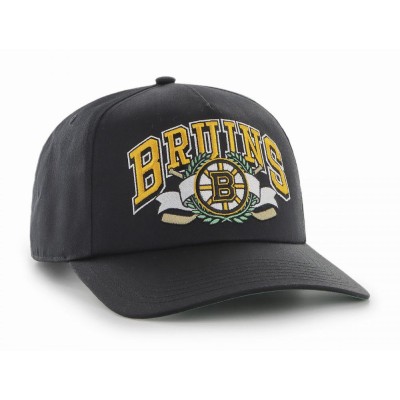 Кепка (MVP) 47 Brand BRUINS LAUREL CAPTAIN DTR (H-LAURL01CTP-BK)