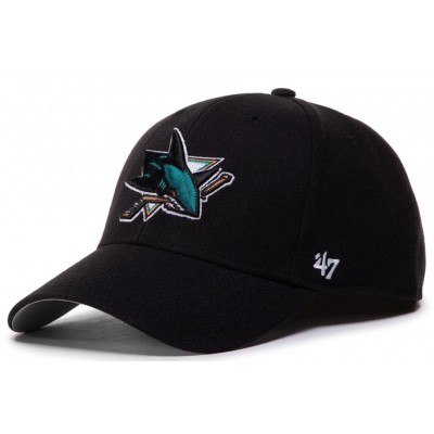 Кепка (MVP) 47 Brand NHL SAN JOSE SHARKS (H-MVP22WBV-BK)