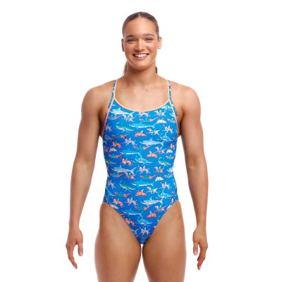 Жіночий купальник для плавання Funkita Ladies Diamond Back One Piece Fin Swimming (FKS033L71891)