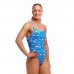 Жіночий купальник для плавання Funkita Ladies Diamond Back One Piece Fin Swimming (FKS033L71891)