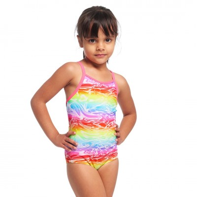 Дитячій купальник для плавання Funkita Toddler Girl's Printed One Piece Lake Acid (FG01T71714)