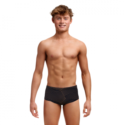 Дитячі плавки для плавання Funky Trunks Boy's Sidewinder Trunks Gold Weaver (FTS015B71943)