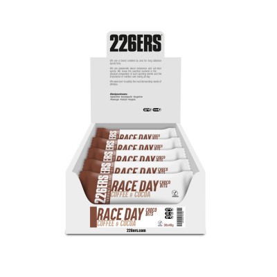 Енергетичний батончик 226ERS RACE DAY BAR CHOCO BITS (кава+какао) 40g
