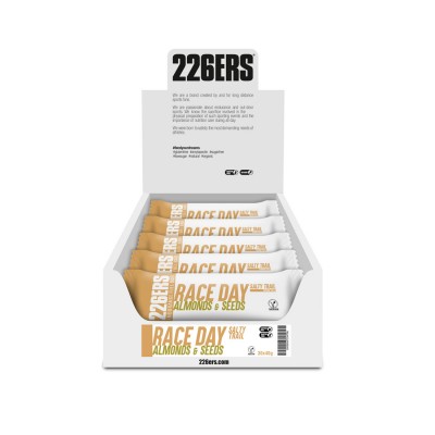 Енергетичний батончик 226ERS RACE DAY BAR SALTY TRAIL мигдаль з насінням 40g