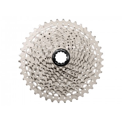 Кассета 10-k 11-42T SUN RACE MTB MS2 стальной паук, Metallic Silver