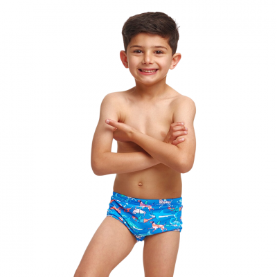 Дитячі плавки для плавання Funky Trunks Toddler Boy's Printed Trunks Fin Swimming (FTS002B7189106)