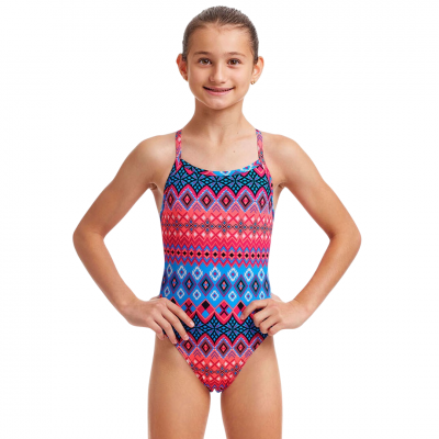 Жіночий купальник для плавання Funkita Girl's Single Strap One Piece Tinsel Town (FS16G71743)