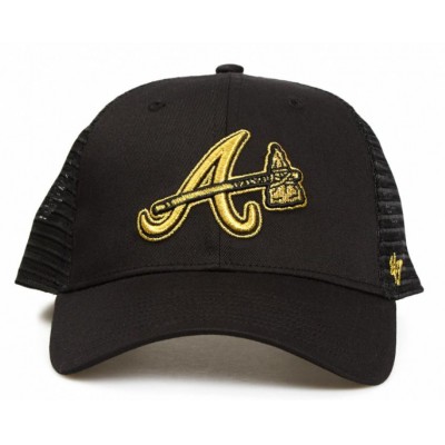 Кепка (тракер) 47 Brand ATLANTA BRAVES BRANSON METALLI (B-BRMTL01CTP-BK)