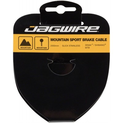 Трос для тормоза JAGWIRE 94SS2000 шлифов. нержав. - 1.5X2000мм - SRAM/Shimano MTB