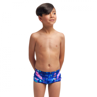 Дитячі плавки для плавання Funky Trunks Toddler Boy's Printed Trunks Cyber City (FTS002B71995)