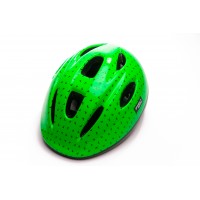 Шлем детский Green Cycle FLASH размер 50-54см зелено-черный лак