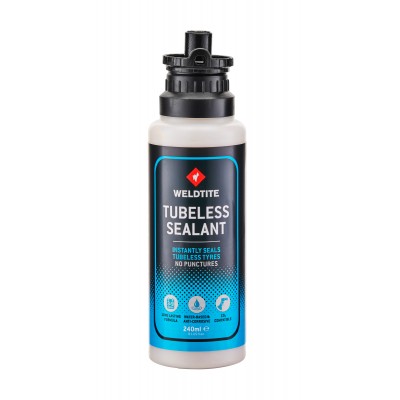 Герметик Weldtite 03063 TUBELESS TYRE SEALANT, для бескамерных шин, латексный, 240мл