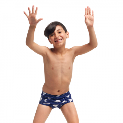 Дитячі плавки для плавання Funky Trunks Toddler Boy's Printed Trunks Paper Plain (FTS002B71991)