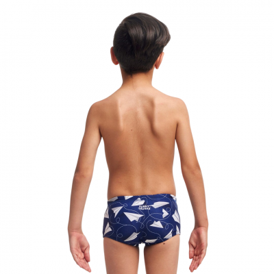 Дитячі плавки для плавання Funky Trunks Toddler Boy's Printed Trunks Paper Plain (FTS002B71991)
