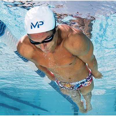 Шапочка для плавання Michael Phelps RACE синьо-чорний (SA123112)