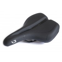Седло Green Cycle Active Air 199, стальные рейлы, черное
