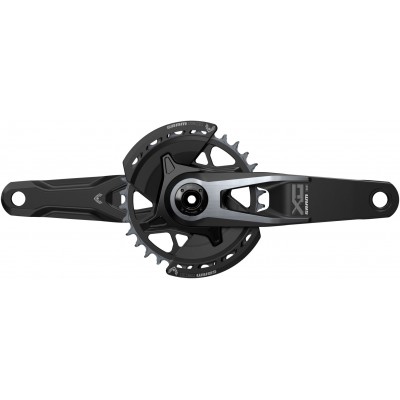 Комплект шатунов Sram X0 EAGLE Q174 CL55, 170mm 34Т, черные (OEM)