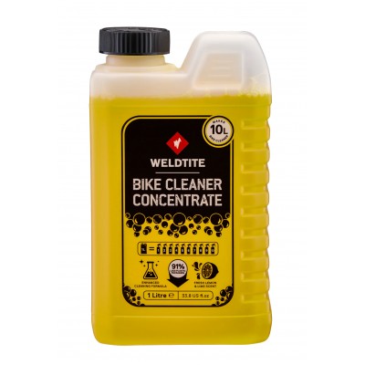 Очиститель велосипеда Weldtite 03159 BIKE CLEANER CONCENTRATE LEMON (концентрат для приготовления шампуни), 1л