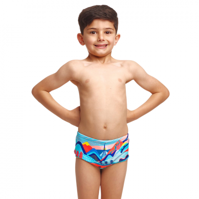 Дитячі плавки для плавання Funky Trunks Toddler Boy's Printed Trunks Vive La Funky (FTS002B71913)