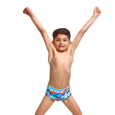 Дитячі плавки для плавання Funky Trunks Toddler Boy's Printed Trunks Vive La Funky (FTS002B71913)