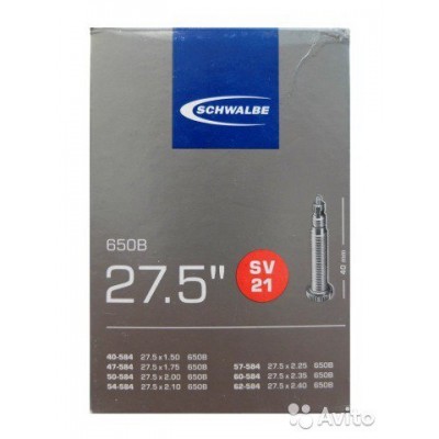 Камера 27,5" (40/62-584) Schwalbe SV21 40мм EK