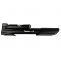 Мининасос Green Cycle GPM-041CP, пластиковый с манометром, Presta+Schrader, 120psi