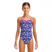Дитячій купальник для плавання Funkita Girl's Single Strap One Piece Beached Bro (FS16G71708)