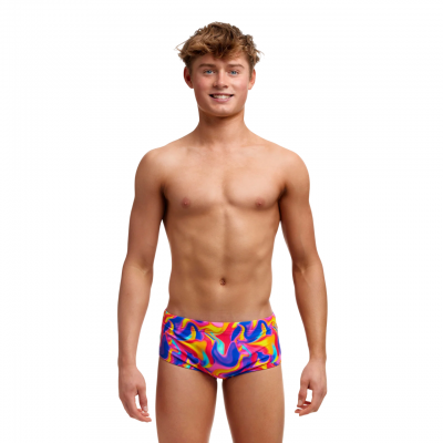 Дитячі плавки для плавання Funky Trunks Boy's Sidewinder Trunks Summer Swirl (FTS015B71883)