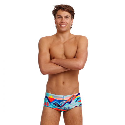 Плавки для плавання Funky Trunks Men's Sidewinder Trunks Vive La Funky (FTS015M71913)