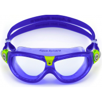 Очки для плавания Aqua Sphere SEAL KID2 фиолетовые линзы прозрачные (MS162132)